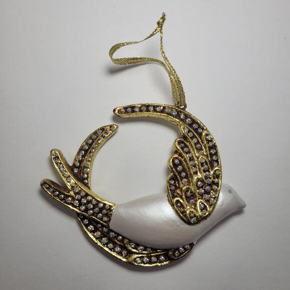 Vintage Christmas Dove Mid-century Bird Ornament - Picture 2 of 4